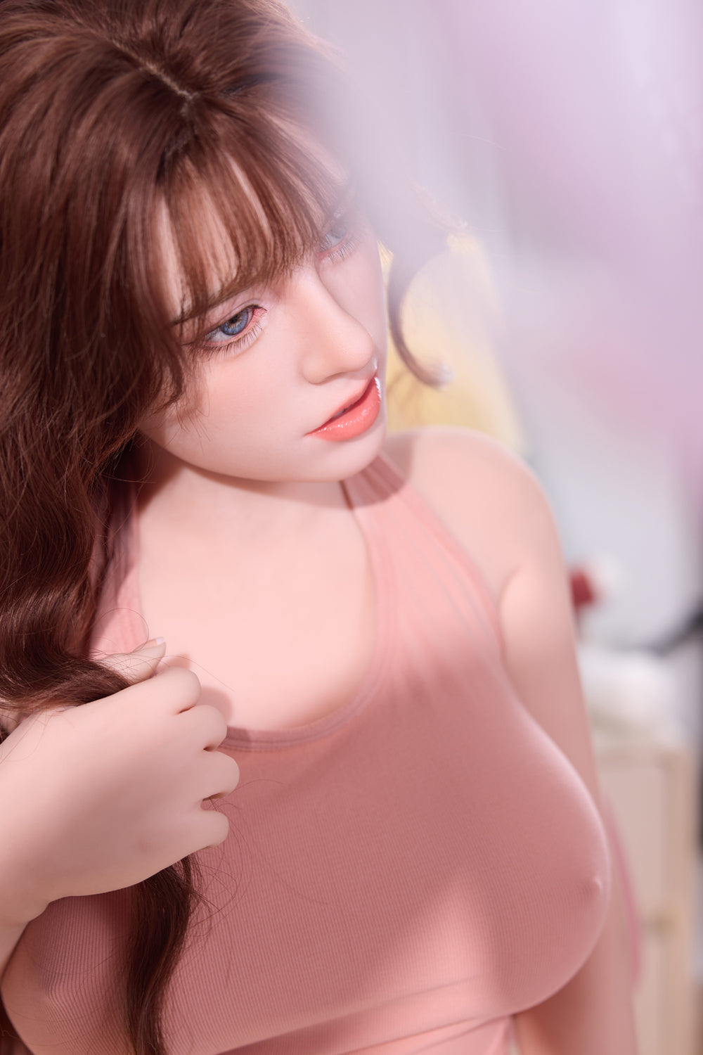 160cm/5ft3 D-cup Medium Breast Silicone Head Sex Doll - M12 JX