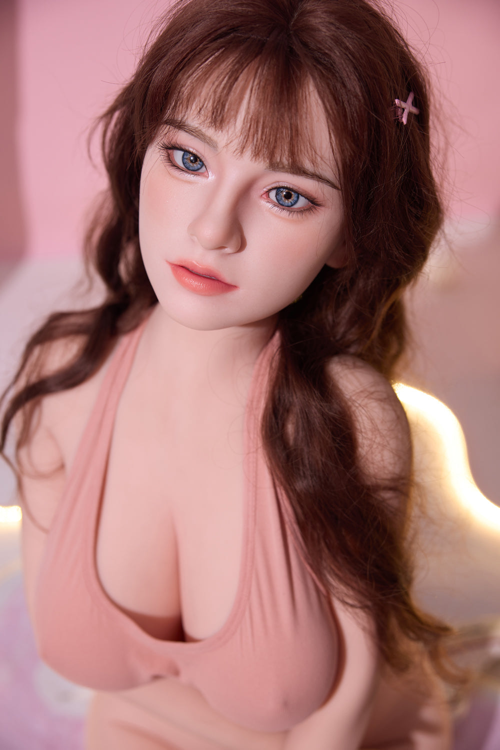 160cm/5ft3 D-cup Medium Breast Silicone Head Sex Doll - M12 JX