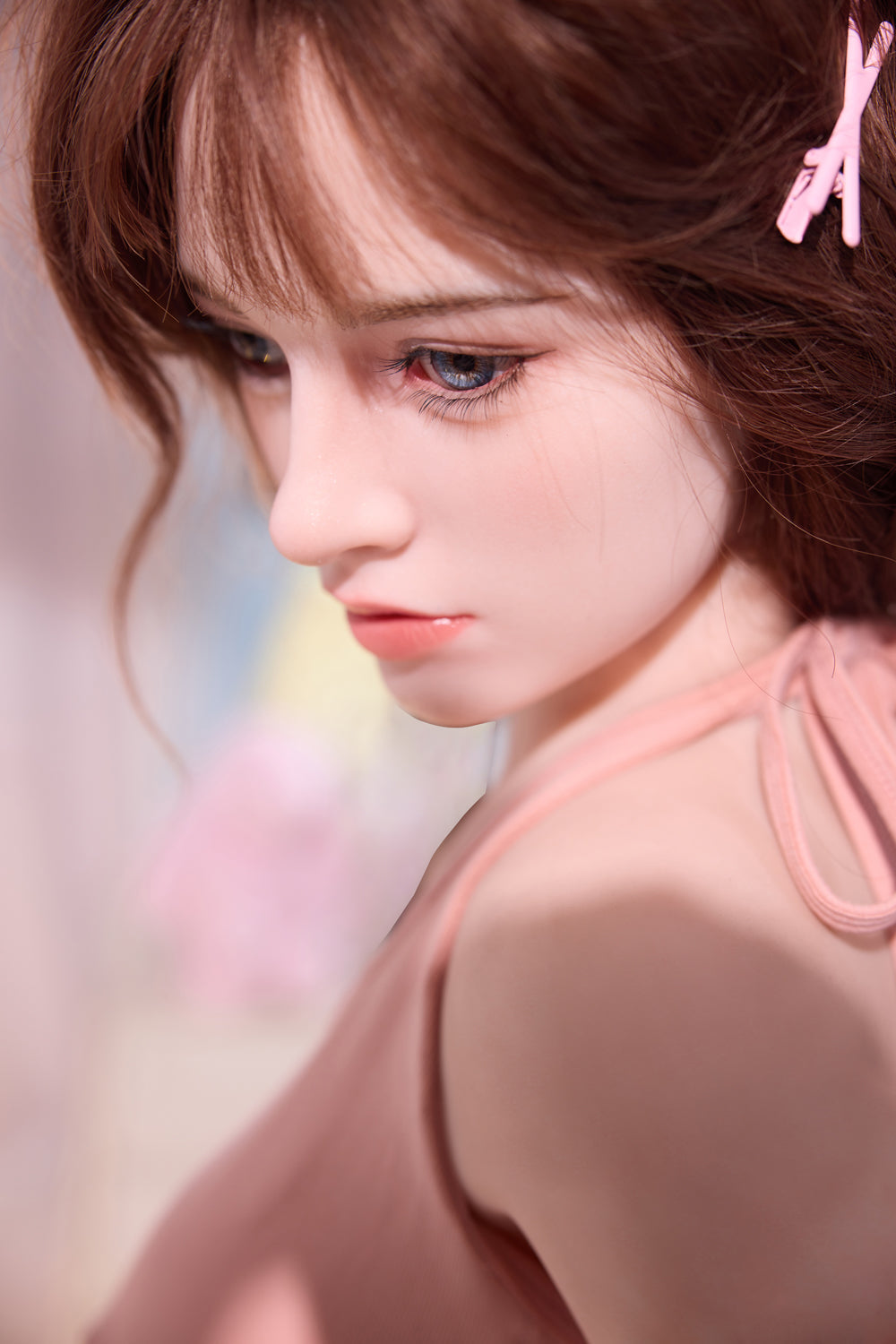 160cm/5ft3 D-cup Medium Breast Silicone Head Sex Doll - M12 JX