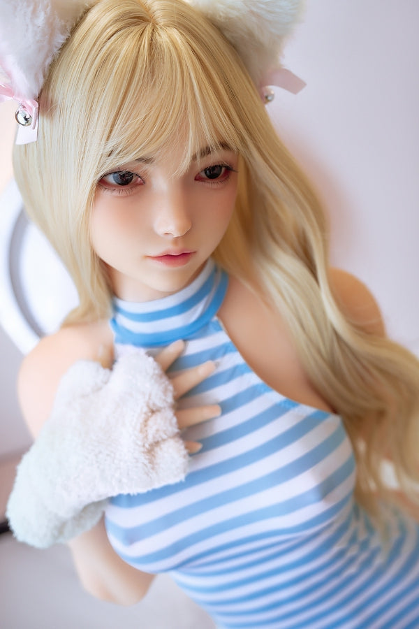 158cm/5ft2 A-Cup Silicone Head Chinese Sex Doll - #214 6ye
