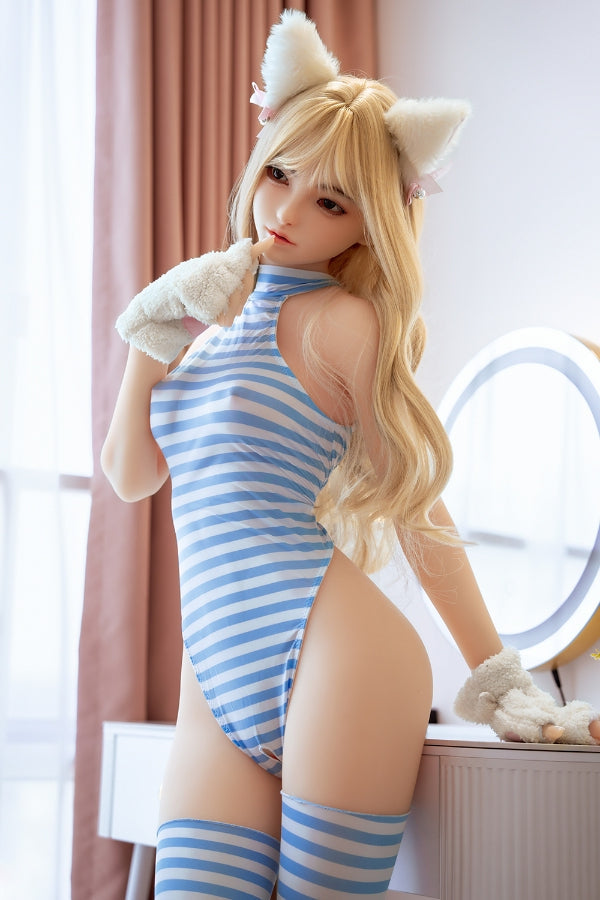 158cm/5ft2 A-Cup Silicone Head Chinese Sex Doll - #214 6ye