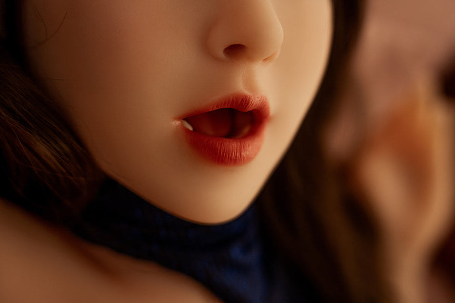 US In Stock - 158cm/5ft2 A-Cup ROS Head Sex Doll - #133 Silicone + TPE Body 6ye