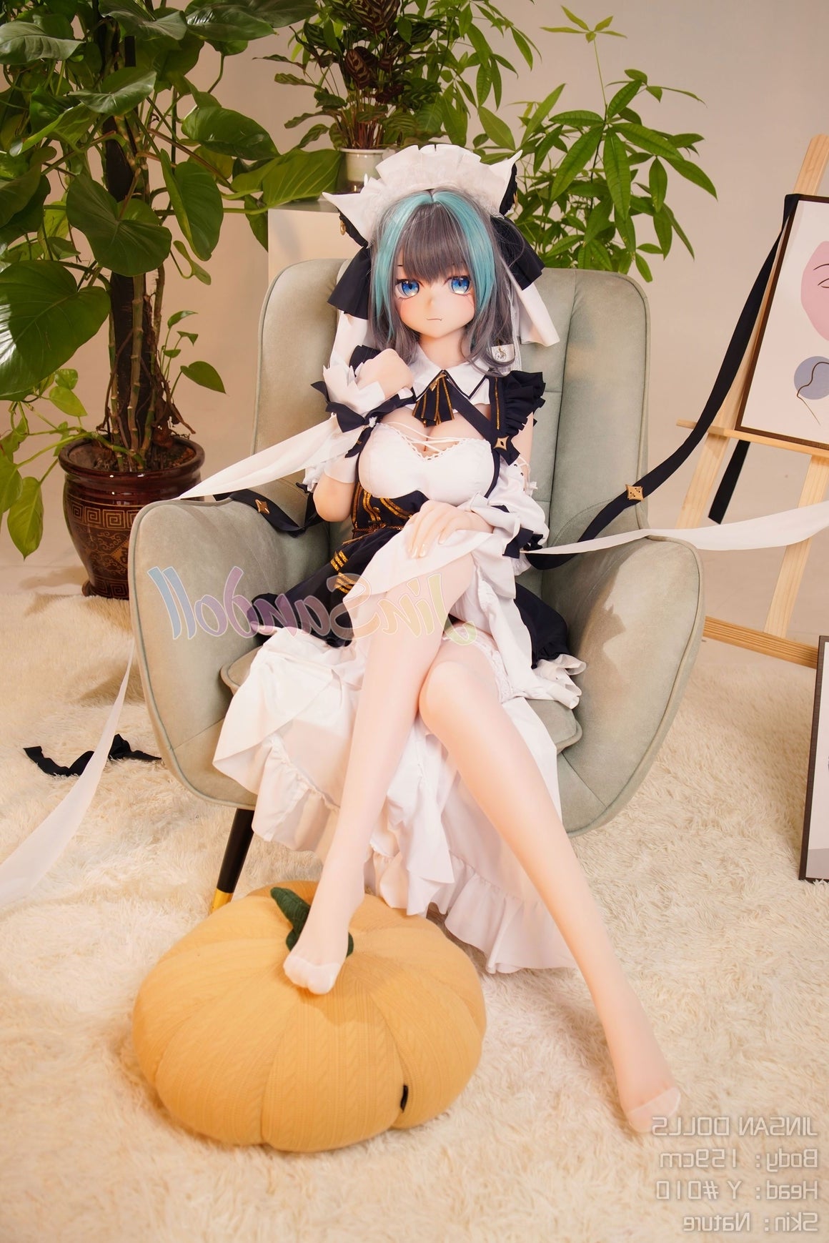 159cm/5ft2 B-cup Anime TPE Sex Doll with #Y010 Head WM