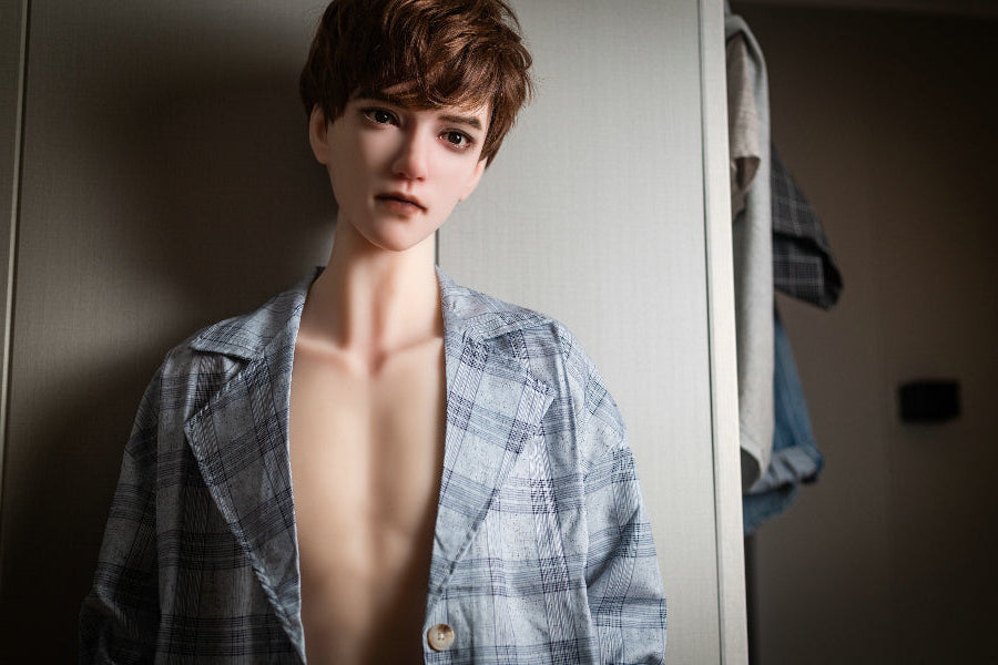 165cm/5ft5 Male Silicone Head Sex Doll - CHU QiTa