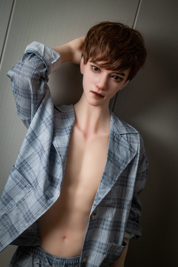 165cm/5ft5 Male Silicone Head Sex Doll - CHU QiTa
