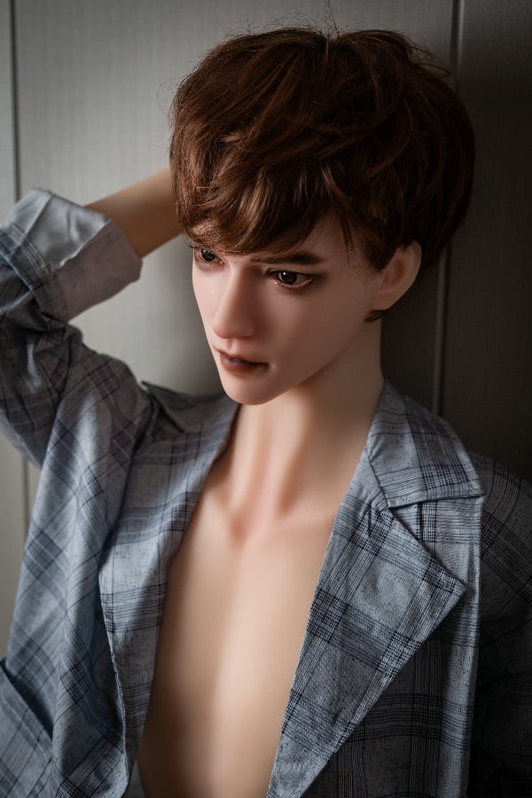 165cm/5ft5 Male Silicone Head Sex Doll - CHU QiTa