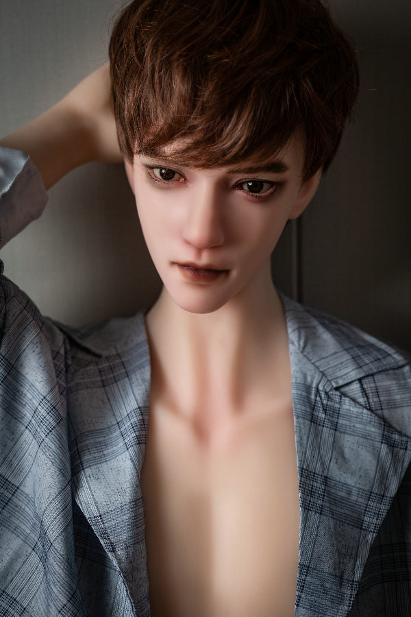 165cm/5ft5 Male Silicone Head Sex Doll - CHU QiTa