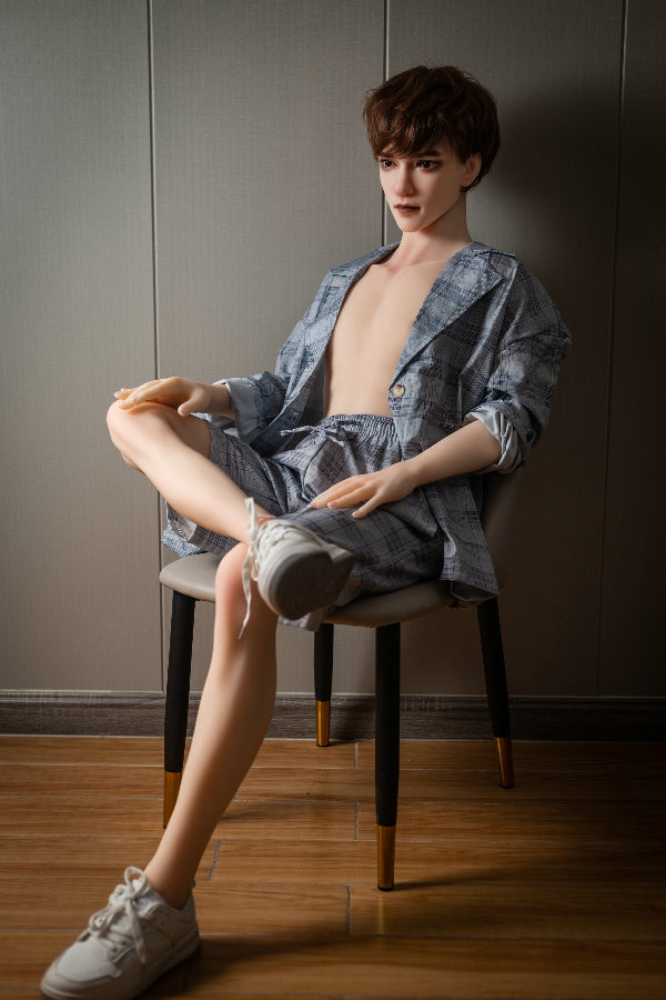 165cm/5ft5 Male Silicone Head Sex Doll - CHU QiTa