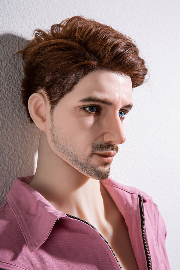 175cm/5ft9 Male Silicone Head Sex Doll - HAN QiTa