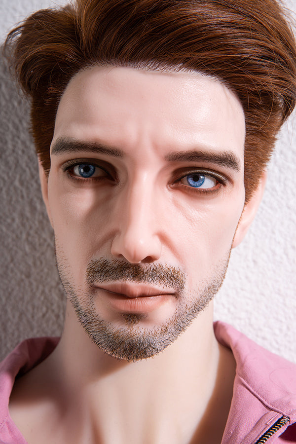 175cm/5ft9 Male Silicone Head Sex Doll - HAN QiTa