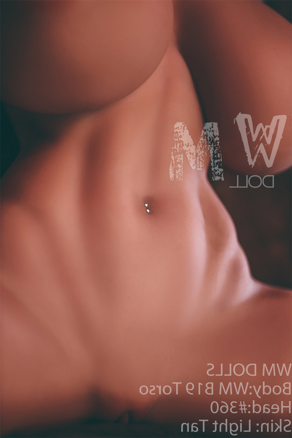 70cm/2ft4 Fuckable Tits Torso Sex Doll with #360 Head - TPE WM