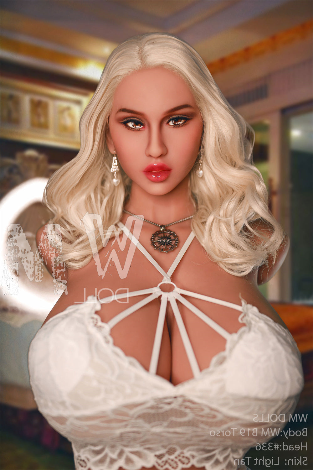 70cm/2ft4 Fuckable Tits Torso TPE Sex Doll with #336 Head - WM