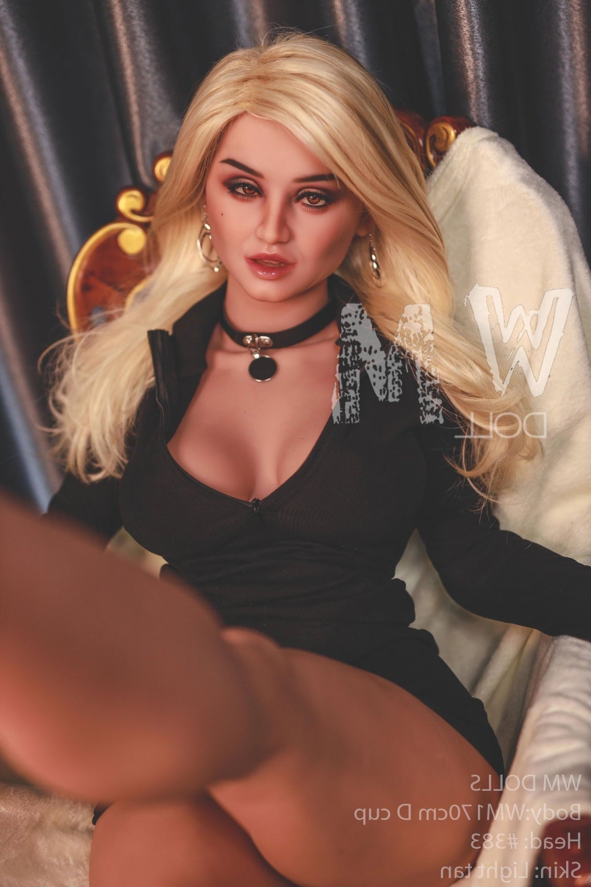 170cm/5ft5 D-cup Blonde TPE Sex Doll with #383 Head WM