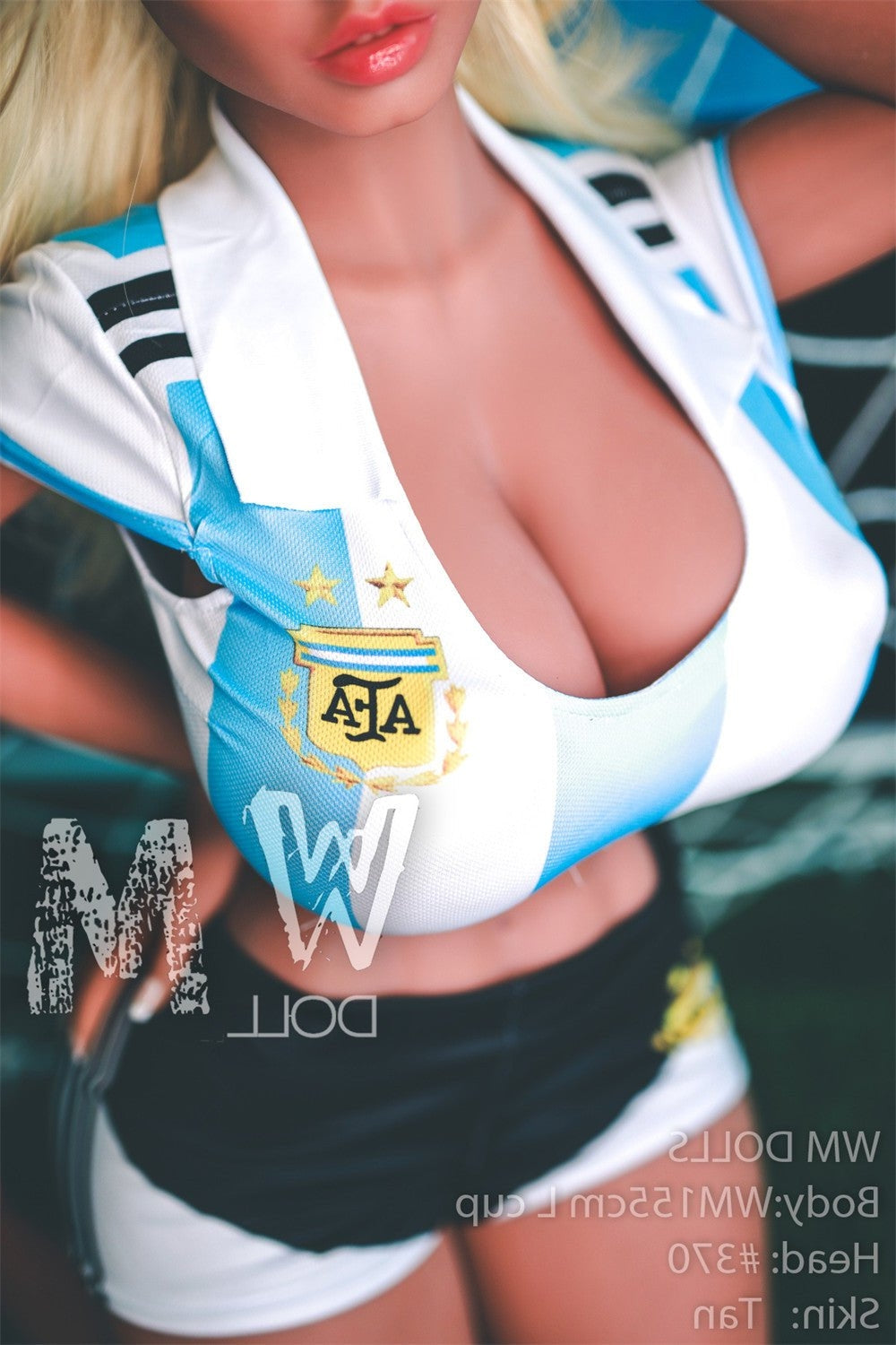 155cm/5ft1 L-cup Huge Tits TPE Sex Doll with #370 Head WM