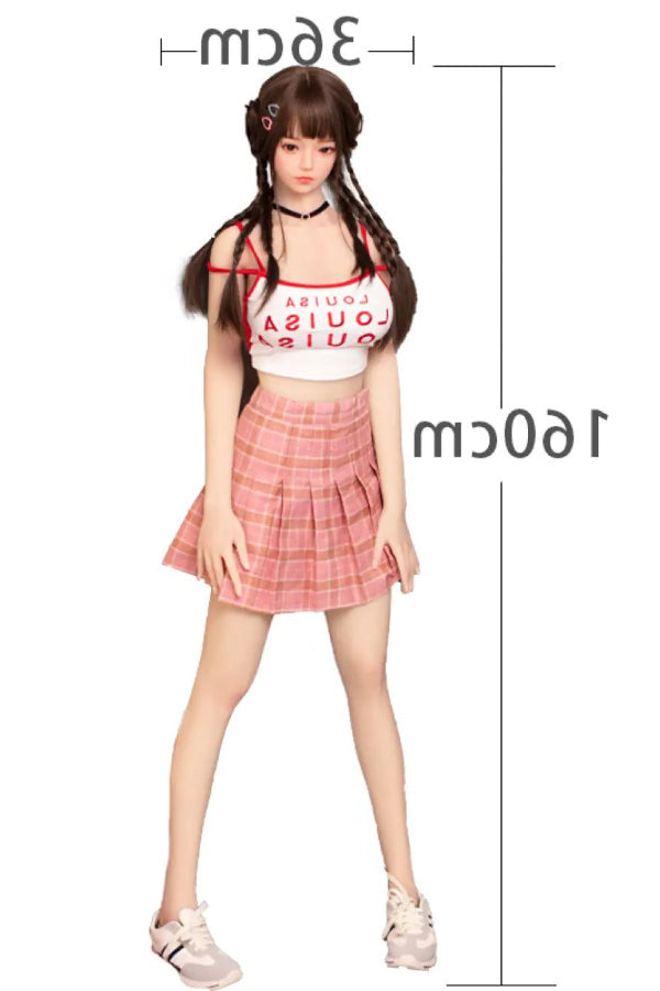 150cm/4ft11 D-cup Silicone Head Sex Doll - A6 Yui JX