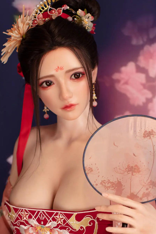 150cm/4ft11 D-cup Silicone Head Sex Doll - A34 Qi JX