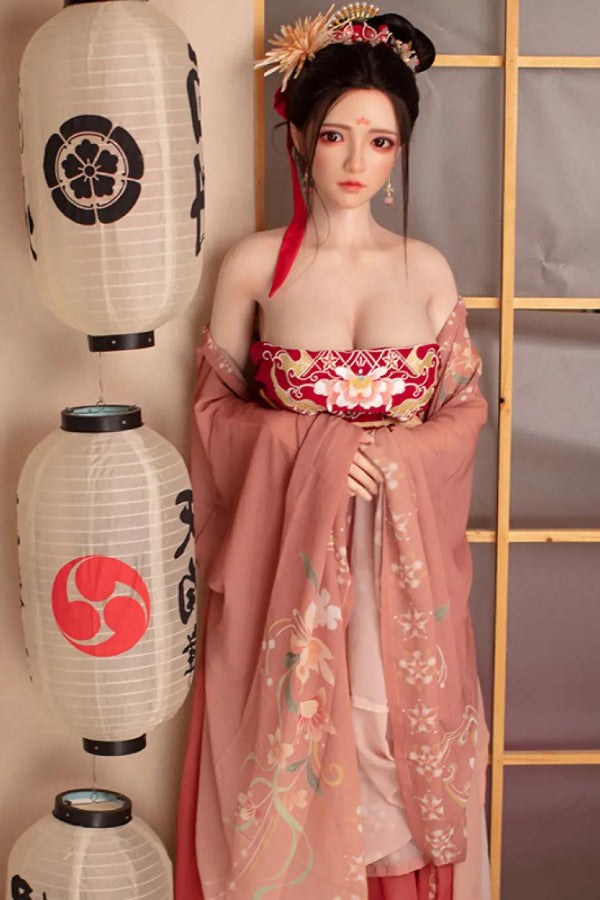 150cm/4ft11 D-cup Silicone Head Sex Doll - A34 Qi JX