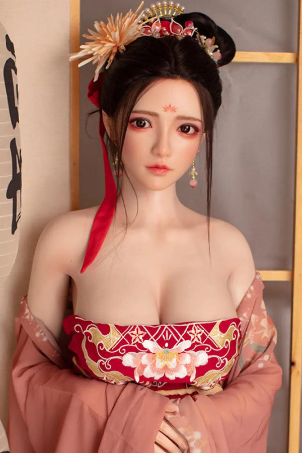 150cm/4ft11 D-cup Silicone Head Sex Doll - A34 Qi JX