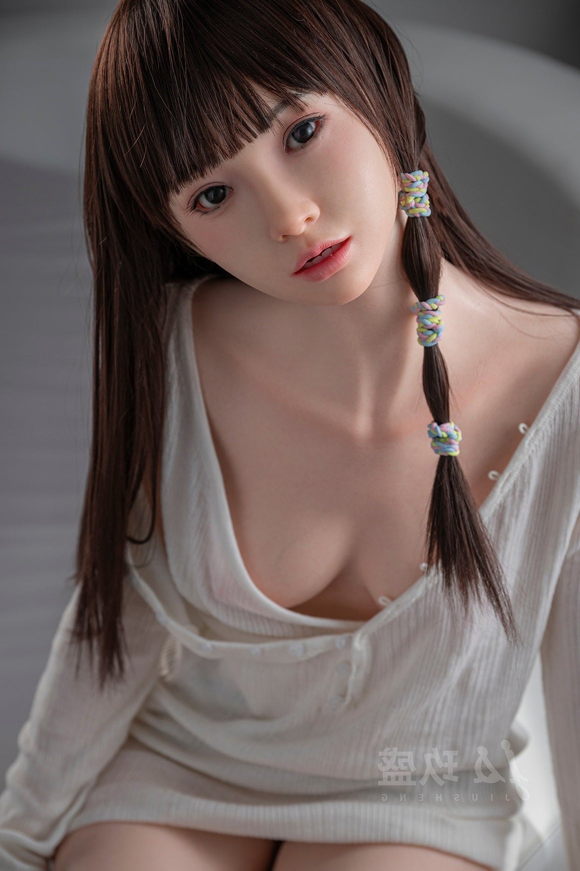 149cm/4ft11 B-Cup Silicone Sex Doll with Real Skin Texture #103B Miyu Torso Jiusheng