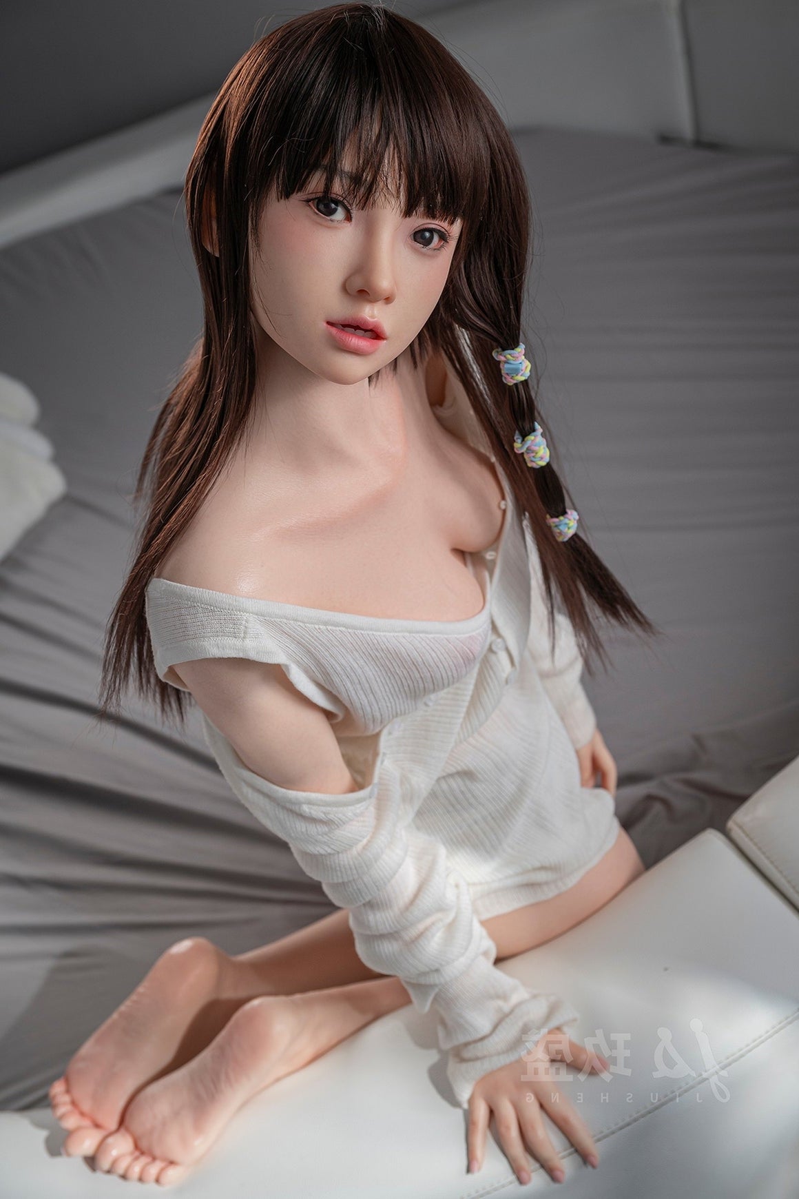 149cm/4ft11 B-Cup Silicone Sex Doll with Real Skin Texture #103B Miyu Torso Jiusheng