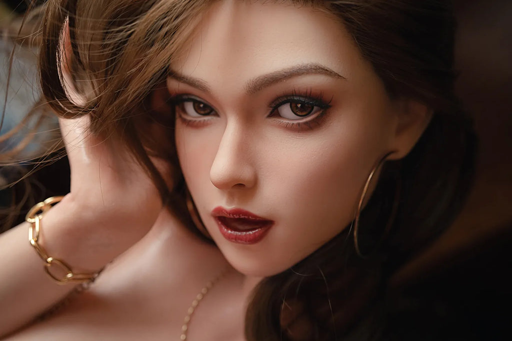 SY Doll | 164cm/5ft38 Movable Jaw Silicone Head Sex Doll M18 - Ellen