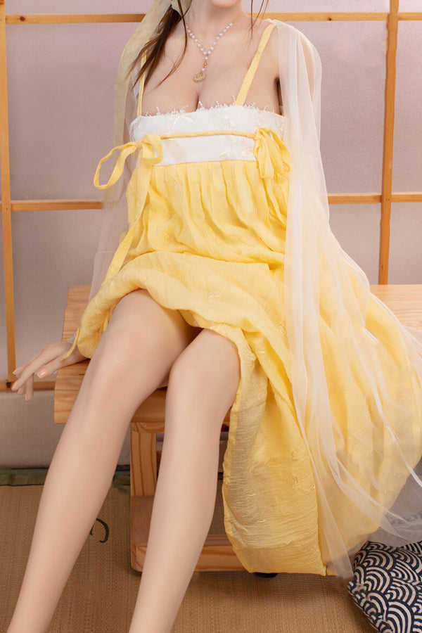 160cm/5ft3 D-cup Chinese Silicone Head Sex Doll - Wennie JX