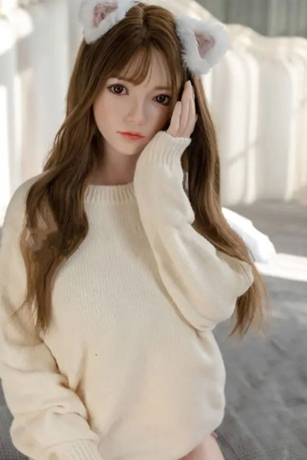 160cm/5ft3 D-cup Japanese Silicone Head Sex Doll - A39 Sora JX
