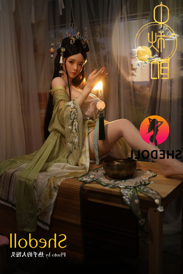 163cm/5ft4 H-cup Silicone Head Chinese Sex Doll - Qingning SHEDOLL
