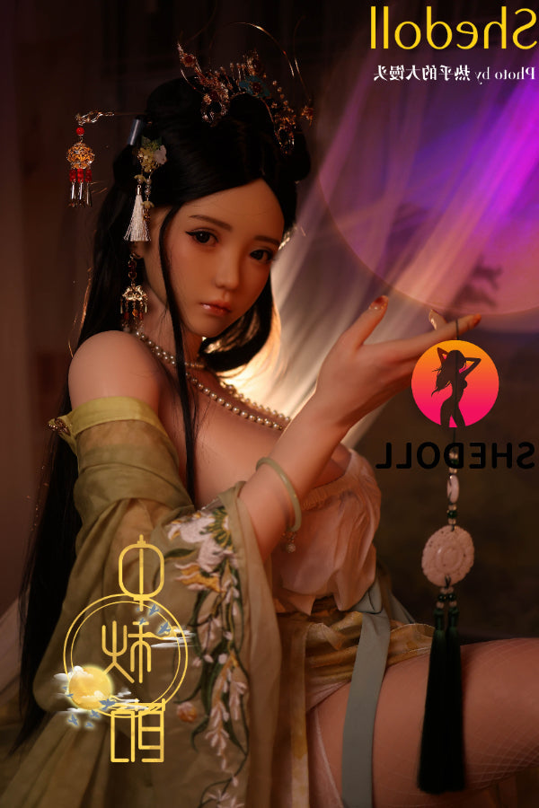 163cm/5ft4 H-cup Silicone Head Chinese Sex Doll - Qingning SHEDOLL