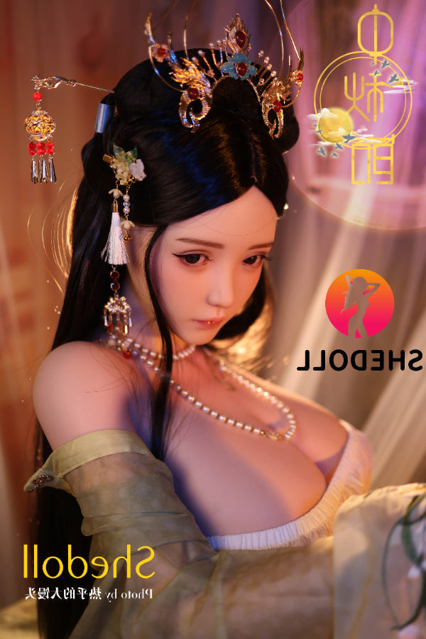 163cm/5ft4 H-cup Silicone Head Chinese Sex Doll - Qingning SHEDOLL