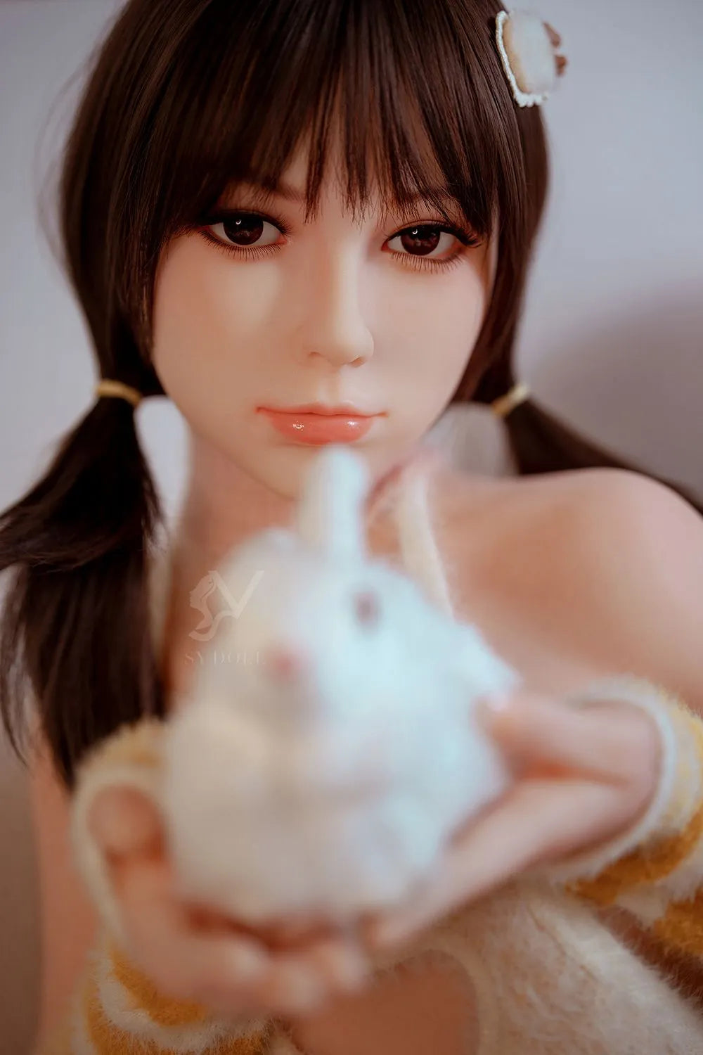 SY Doll | 150cm/4ft11 Black Hair Lovely Small Breasts Asian Sex Doll - Lily(In Stock US)