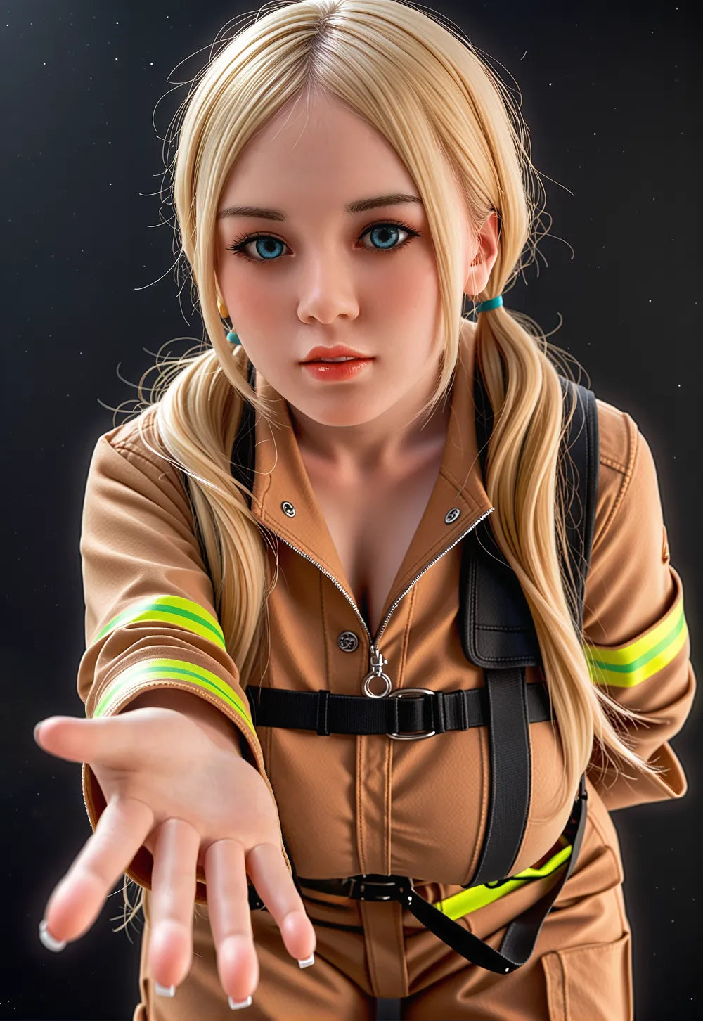 Aibei | 153cm/5ft Chubby Big Breasts Realistic Sex Doll - Fannie