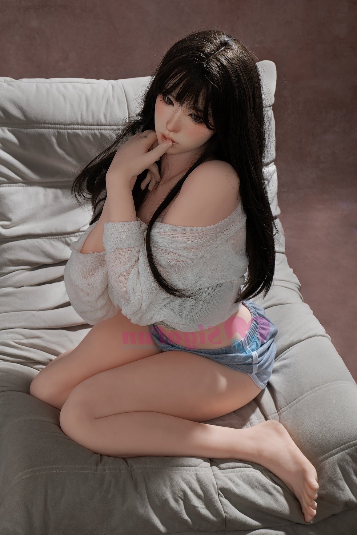 US In Stock - 159cm/5ft3 E-Cup Silicone Head Sex Doll - SG5 Natural Sigafun