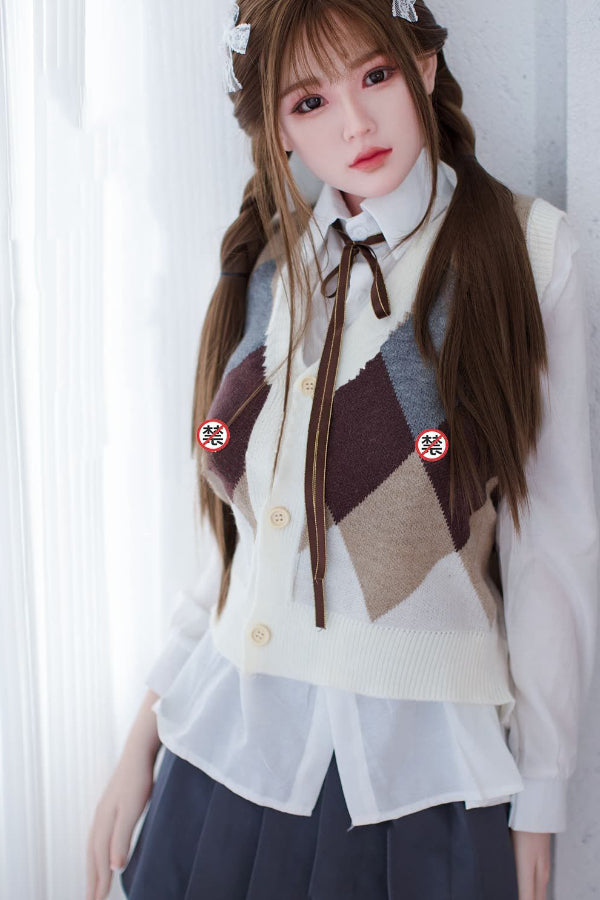 150cm/4ft11 D-cup Japanese Silicone Head Sex Doll - A35 Sora JX