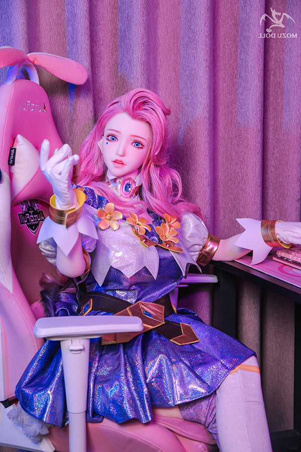 163cm/5ft4 H-Cup Game Big Boobs LOL Seraphine Anime Sex Doll TPE Mozu