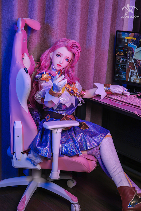 163cm/5ft4 H-Cup Game Big Boobs LOL Seraphine Anime Sex Doll TPE Mozu