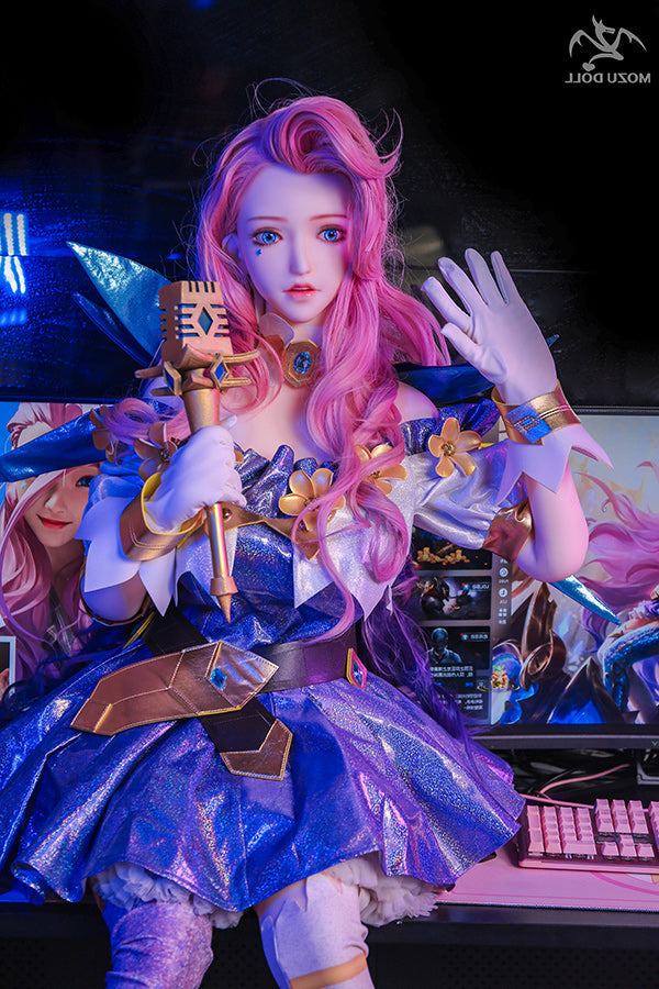 163cm/5ft4 H-Cup Game Big Boobs LOL Seraphine Anime Sex Doll TPE Mozu