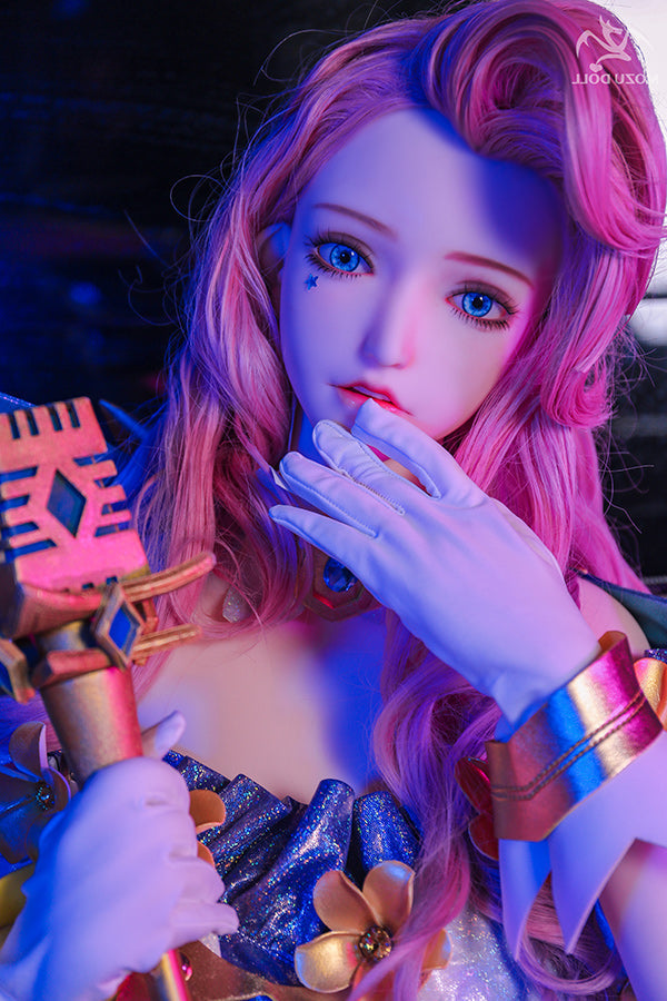 163cm/5ft4 H-Cup Game Big Boobs LOL Seraphine Anime Sex Doll TPE Mozu