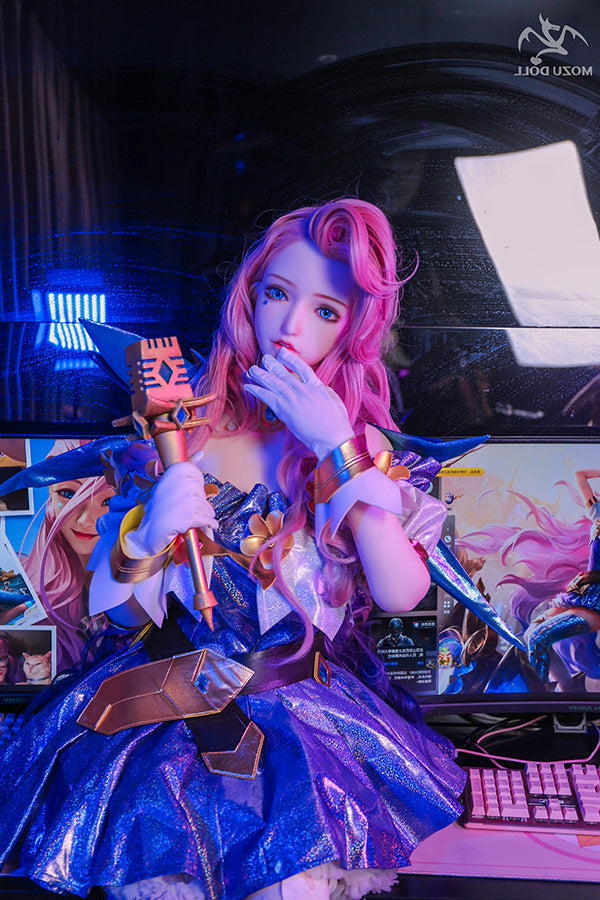 163cm/5ft4 H-Cup Game Big Boobs LOL Seraphine Anime Sex Doll TPE Mozu