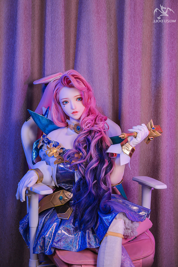 163cm/5ft4 H-Cup Game Big Boobs LOL Seraphine Anime Sex Doll TPE Mozu