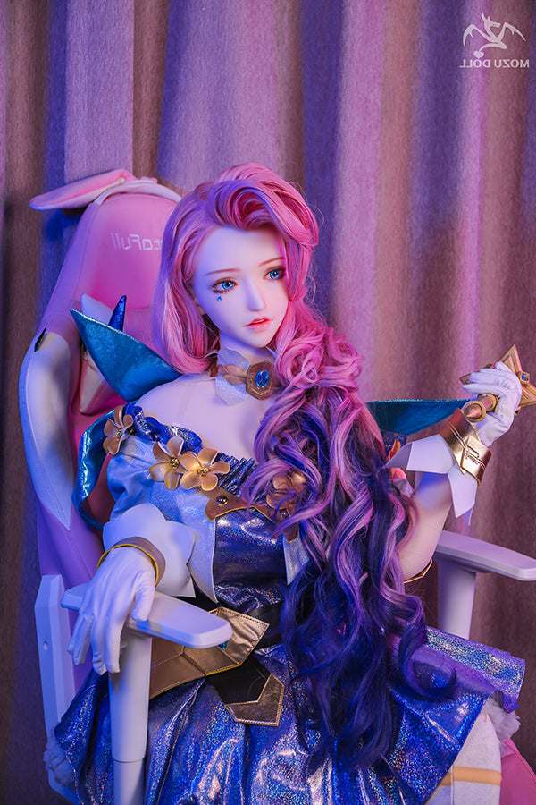 163cm/5ft4 H-Cup Game Big Boobs LOL Seraphine Anime Sex Doll TPE Mozu