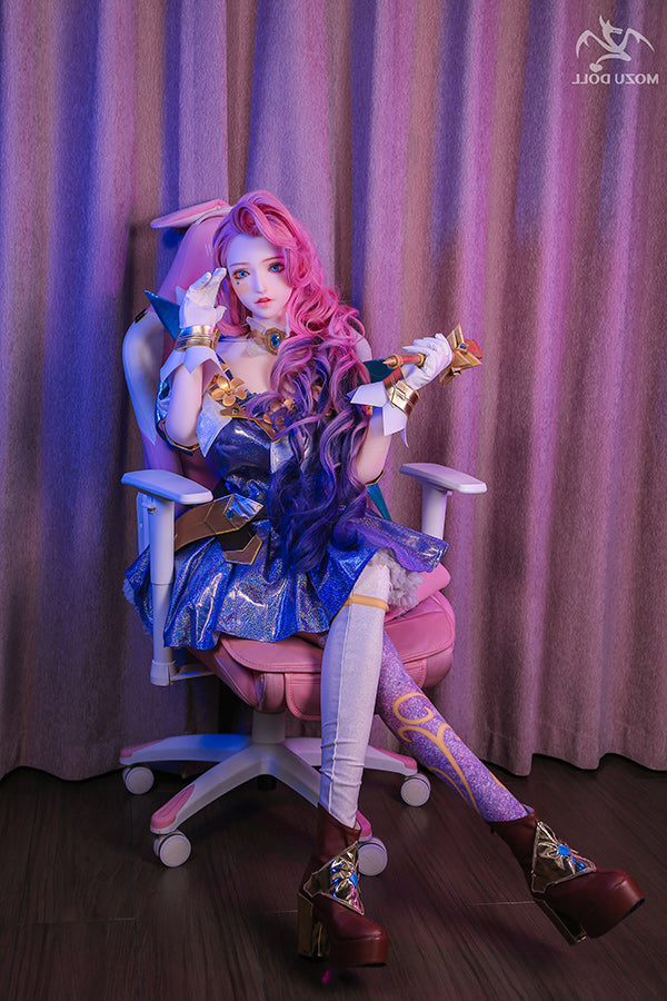 163cm/5ft4 H-Cup Game Big Boobs LOL Seraphine Anime Sex Doll TPE Mozu