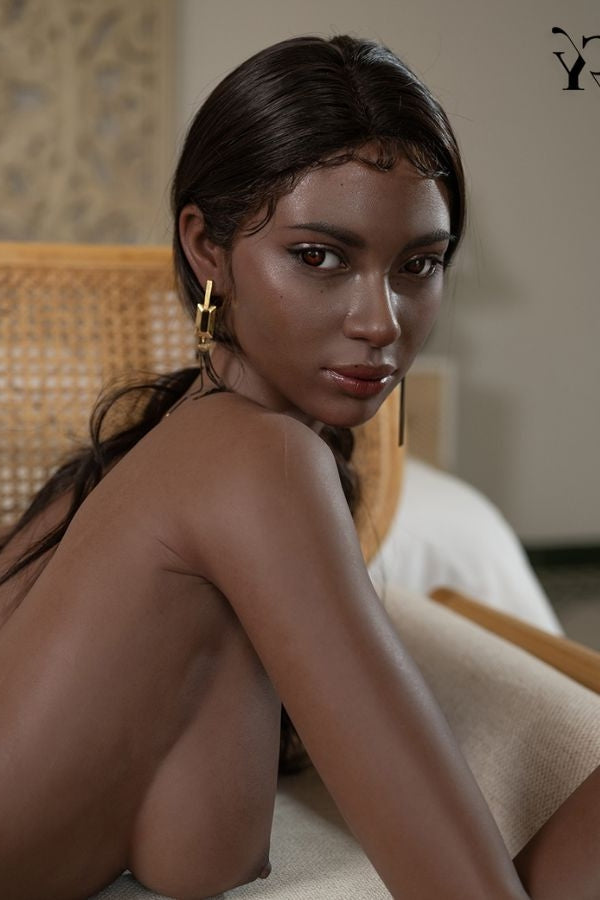 170cm/5ft7 C-Cup Silicone Head Black Sex Doll - Zaria TOP-CYDOLL