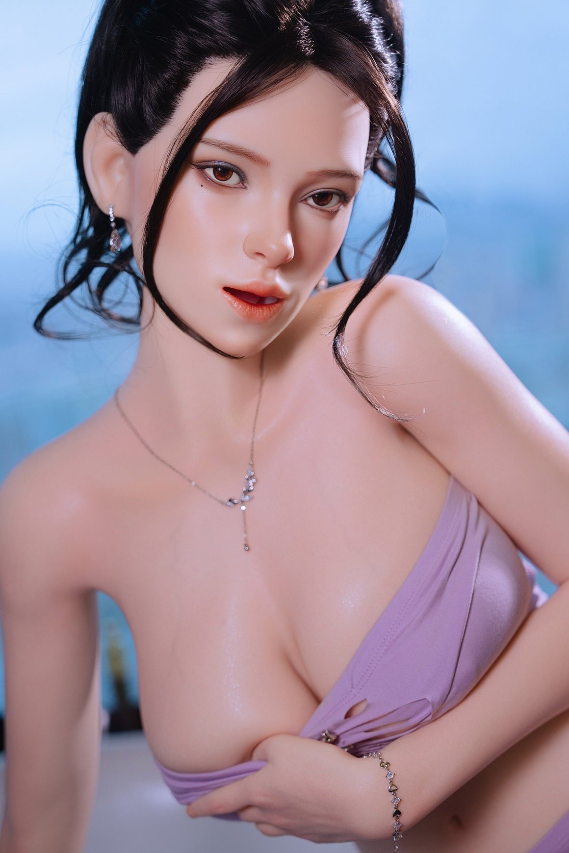 166cm/5ft5 G-cup Big Breast Silicone Sex Doll – M37 SY