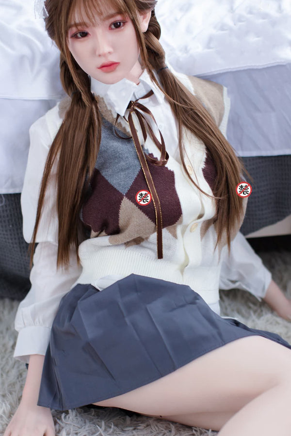 150cm/4ft11 D-cup Japanese Silicone Head Sex Doll - A35 Sora JX