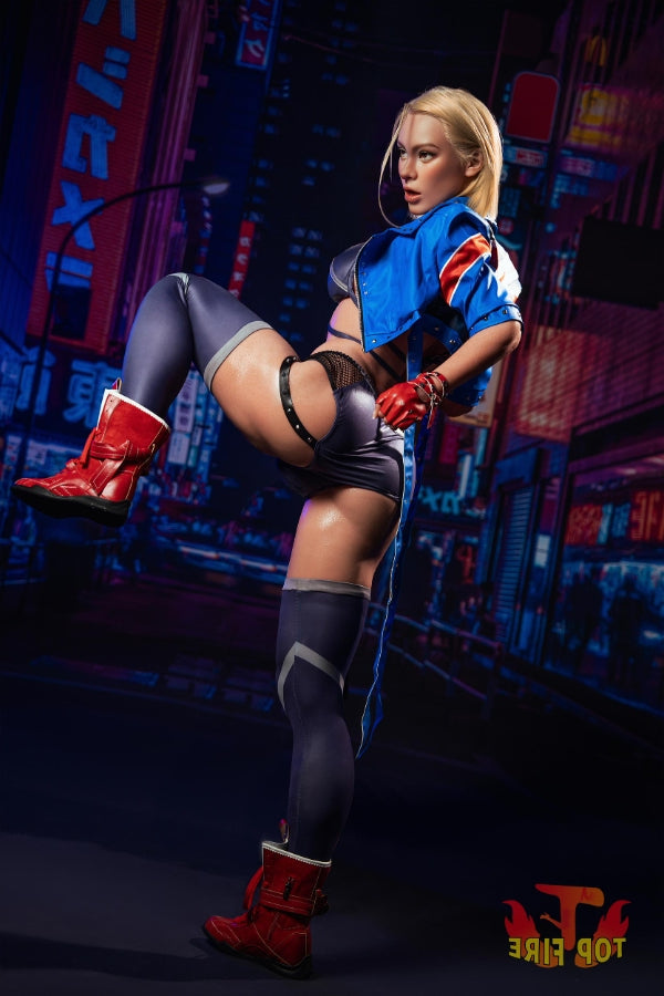 Us In Stock 176cm 5ft9 D Cup Blonde Full Silicone Sex Doll T43 810 Phoenix - D-cup Torso Top Fire