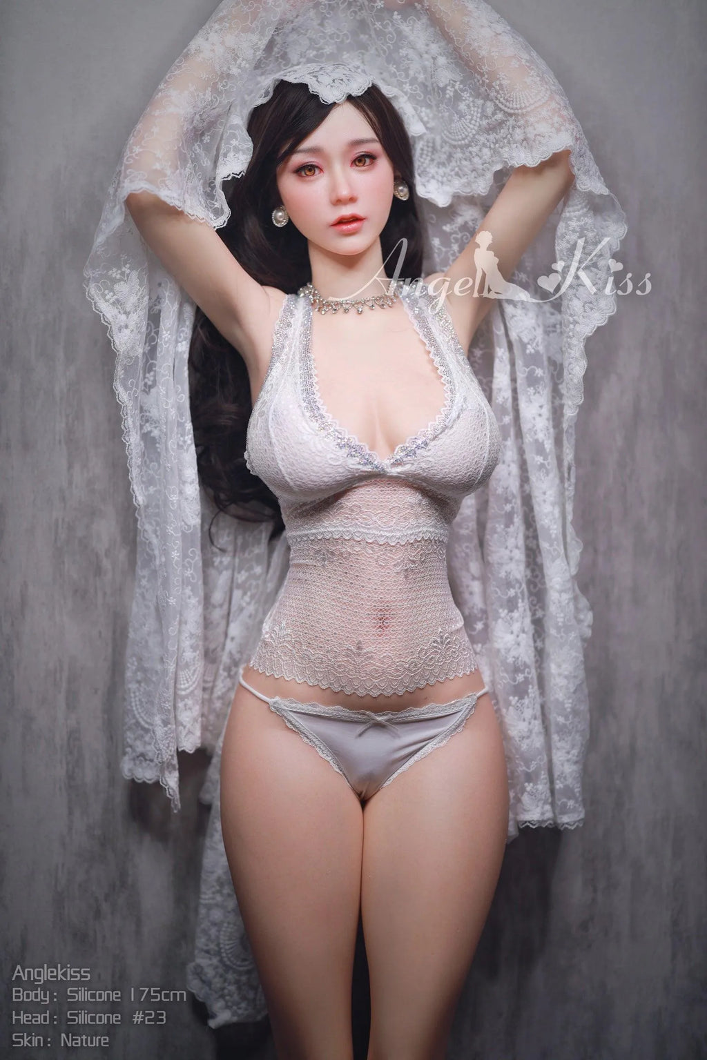 Angel Kiss | 175cm Big Breasts Silicone Asian Sex Doll - Aileen