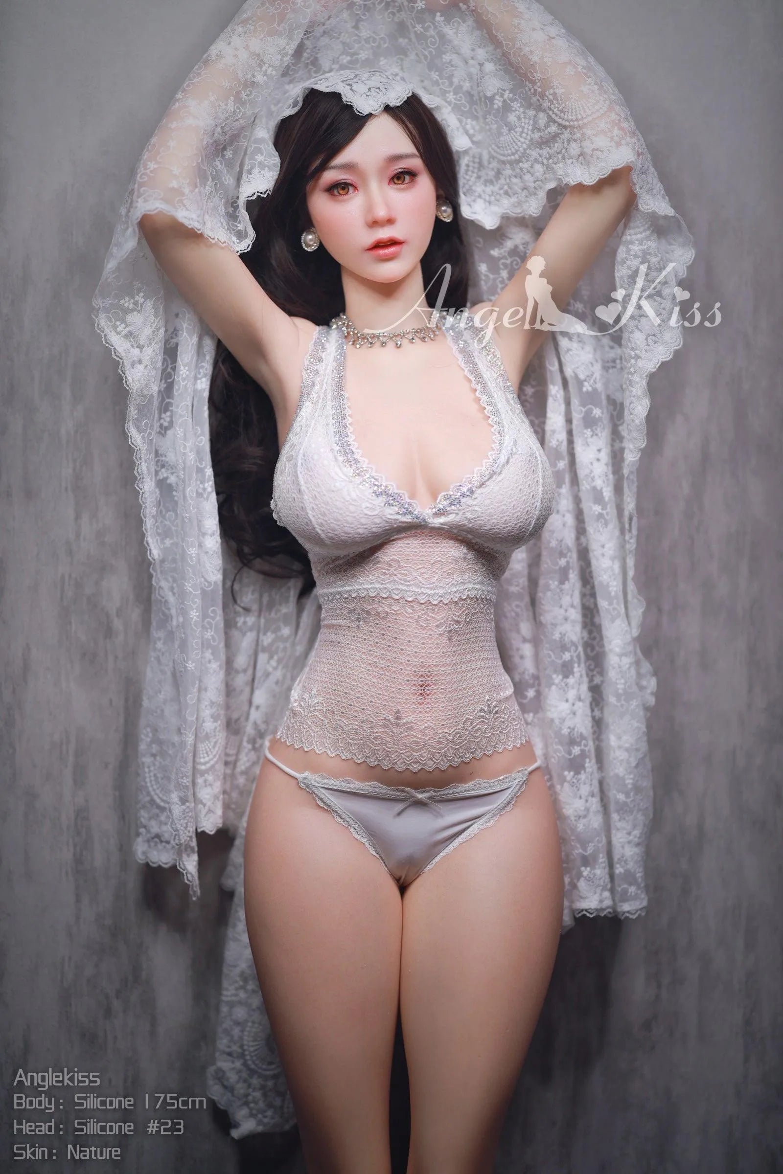 Angel Kiss | 175cm Big Breasts Silicone Asian Sex Doll - Aileen