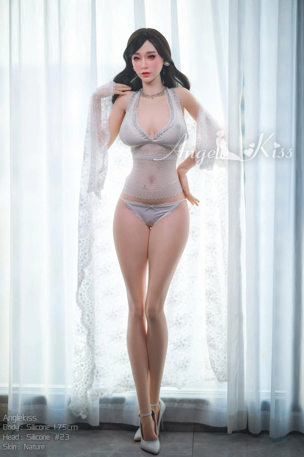 Angel Kiss | 175cm Big Breasts Silicone Asian Sex Doll - Aileen