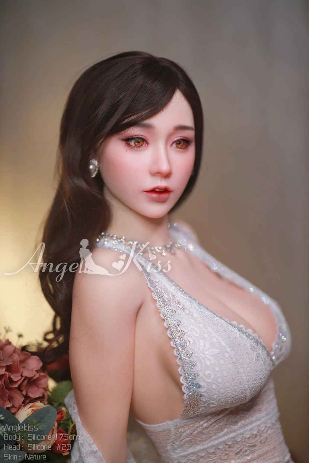 Angel Kiss | 175cm Big Breasts Silicone Asian Sex Doll - Aileen